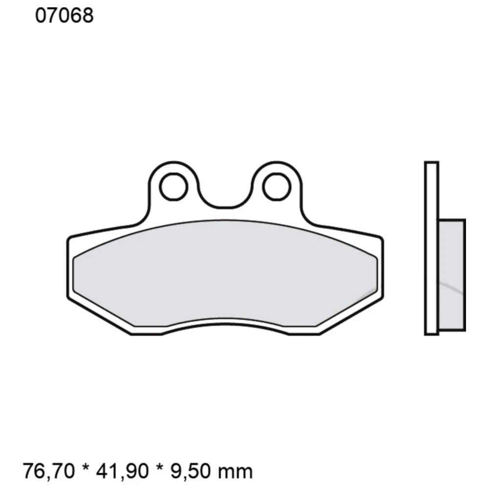 Bremsklotz CC Scooter Brembo Alternative: 7320138 passend für:
