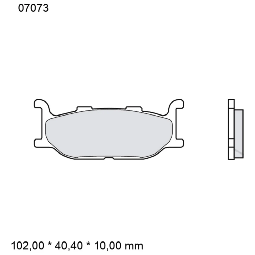 Bremsklotz CC Scooter Brembo Alternative: 7375413 passend für: