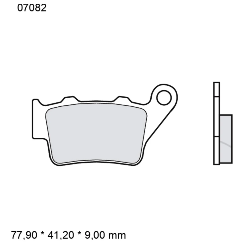 Bremsklotz CC Scooter Brembo Alternative: 7370067 passend für: