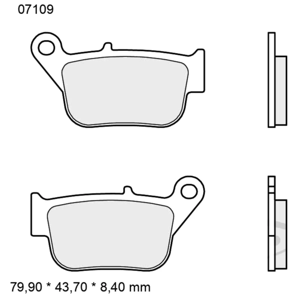 Bremsklotz CC Scooter Brembo Alternative: 7320250 passend für: