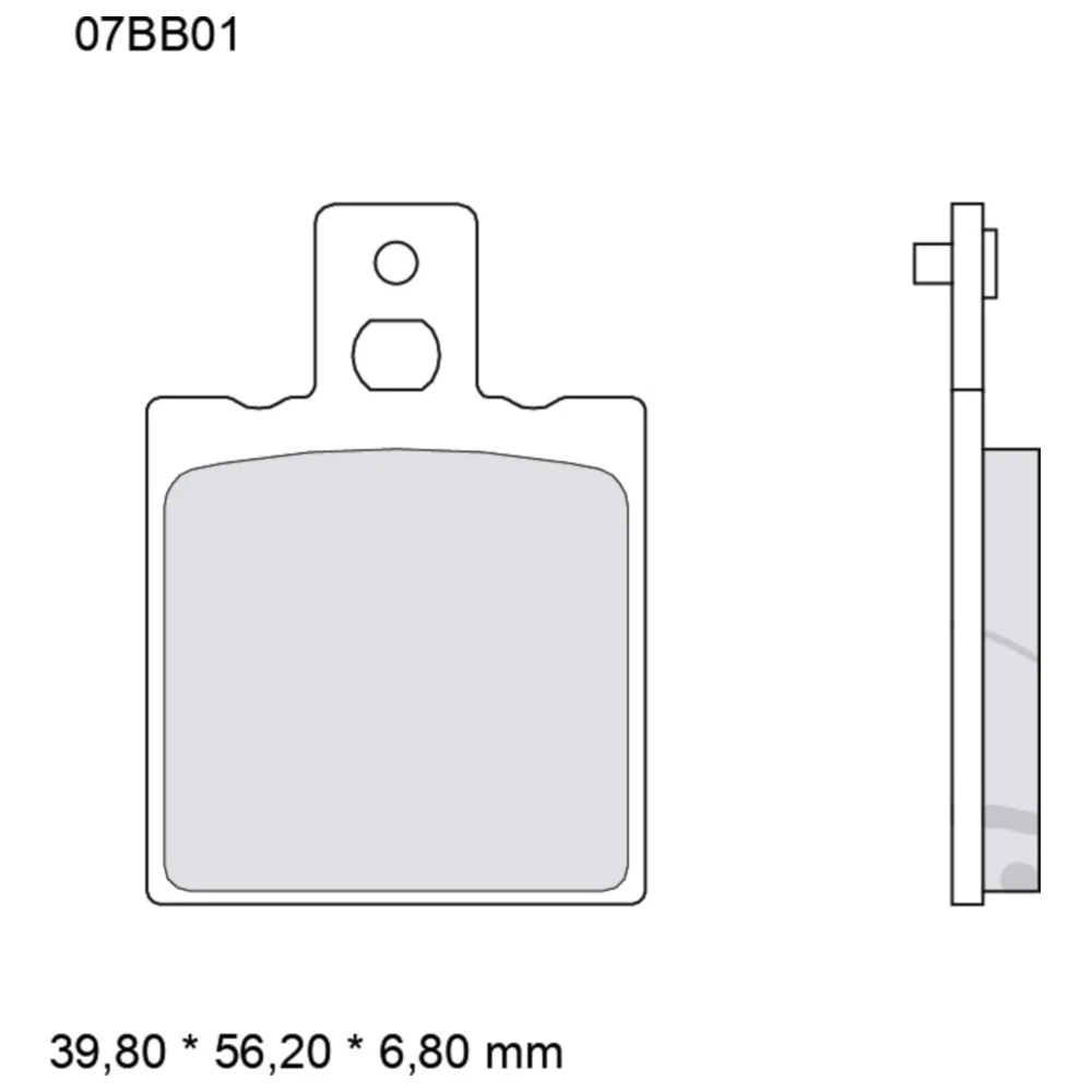 Bremsklotz Sinter SD Brembo Alternative: 7370066 passend für: D