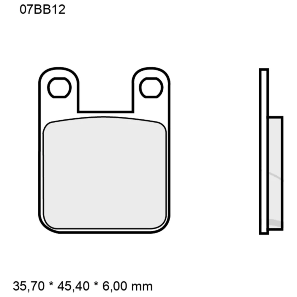 Bremsklotz Carbon - Keramik TT Brembo Alternative: 7370679 pass