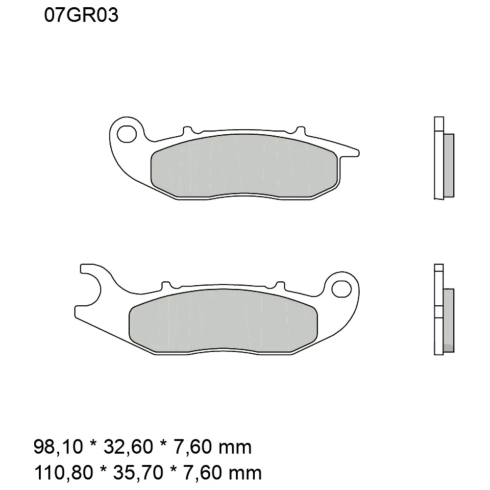 Bremsklotz Carbon Keramik CC Brembo Alternative: 7320000 passen