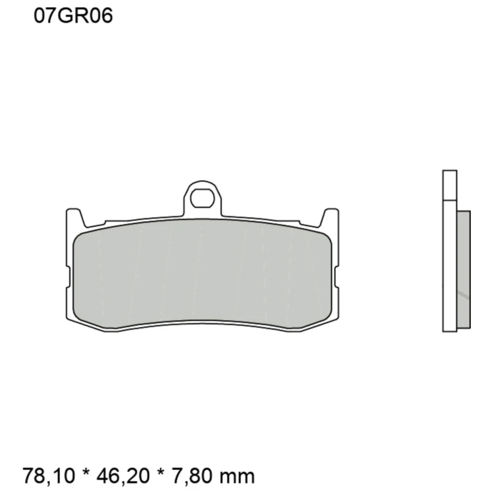 Bremsklotz Carbon Keramik RC Brembo Alternative: 7370160 passen