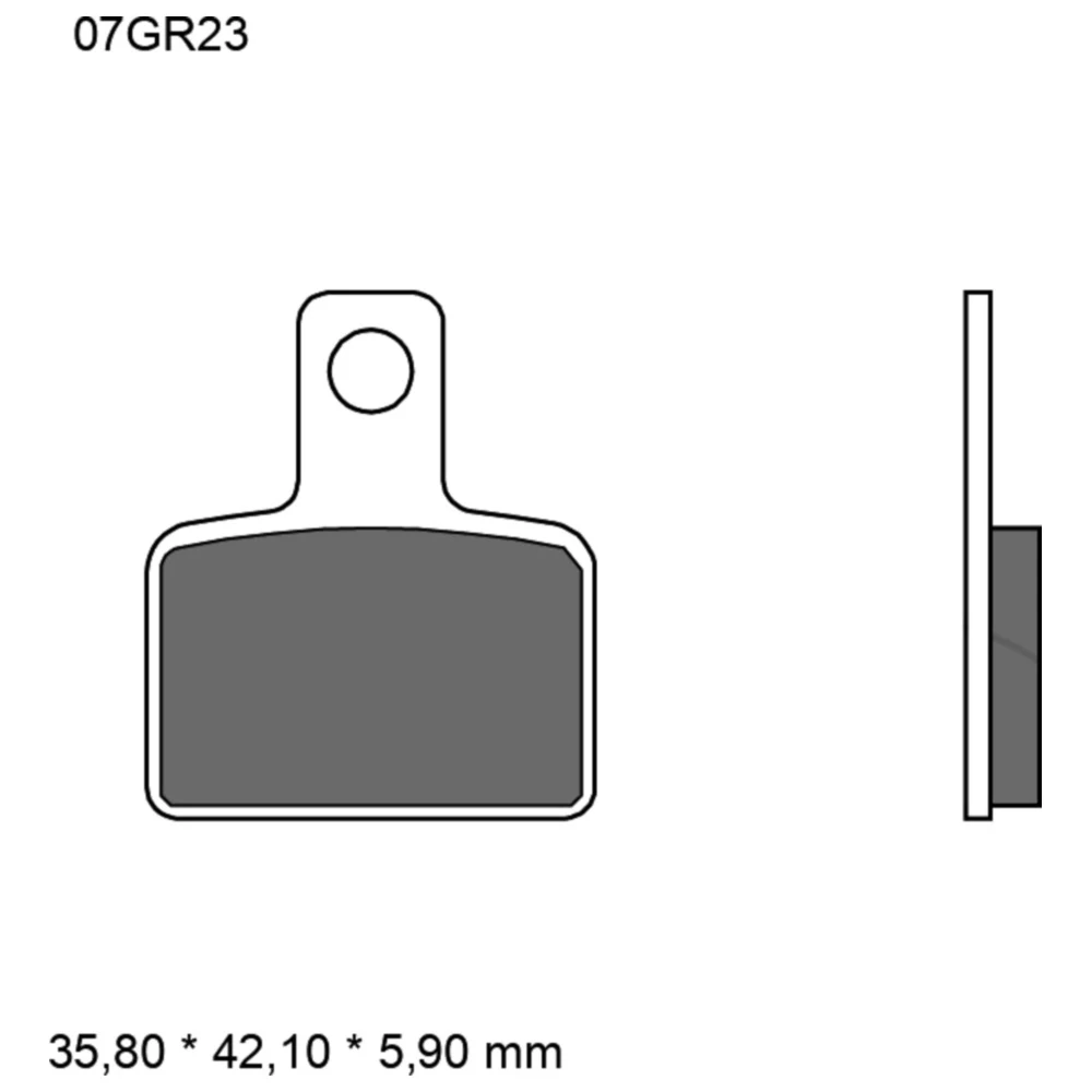Bremsklotz Carbon Keramik CC Brembo Alternative: 7320061 passen