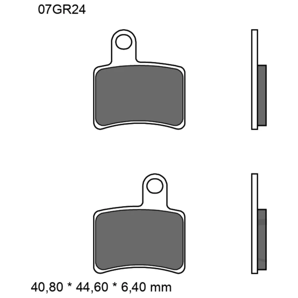 Bremsklotz Carbon Keramik CC Brembo Alternative: 7320046 passen