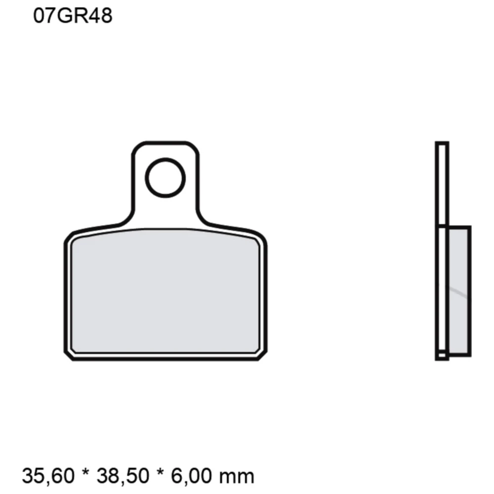 Bremsklotz Sinter SX Brembo Alternative: 7323272 passend für: G