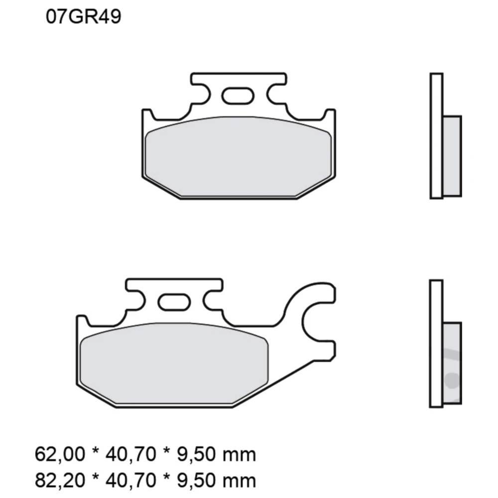 Bremsklotz Sinter SD Brembo Alternative: 7325608 passend für: C