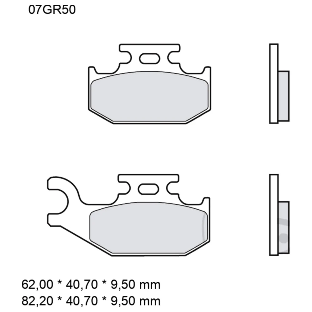 Bremsklotz Sinter SD Brembo Alternative: 7325681 passend für: C