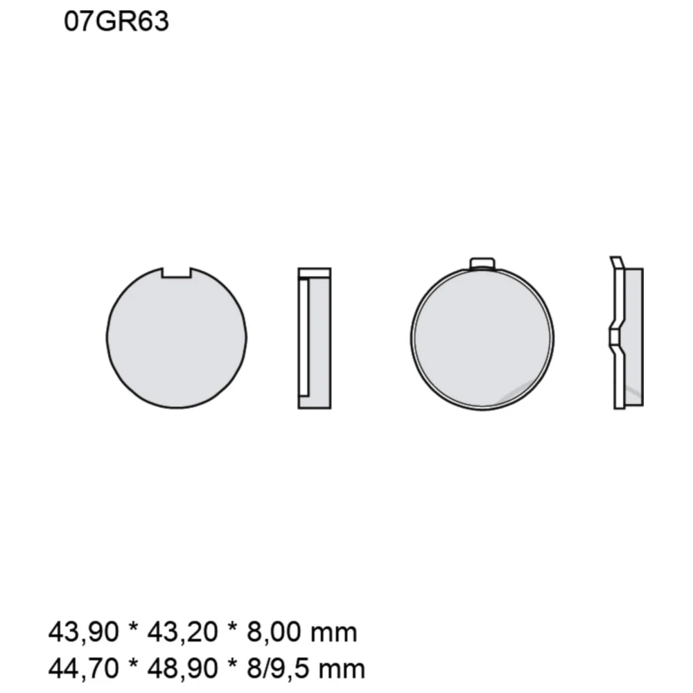 Bremsklotz Carbon Keramik Brembo Alternative: 7325954 passend f