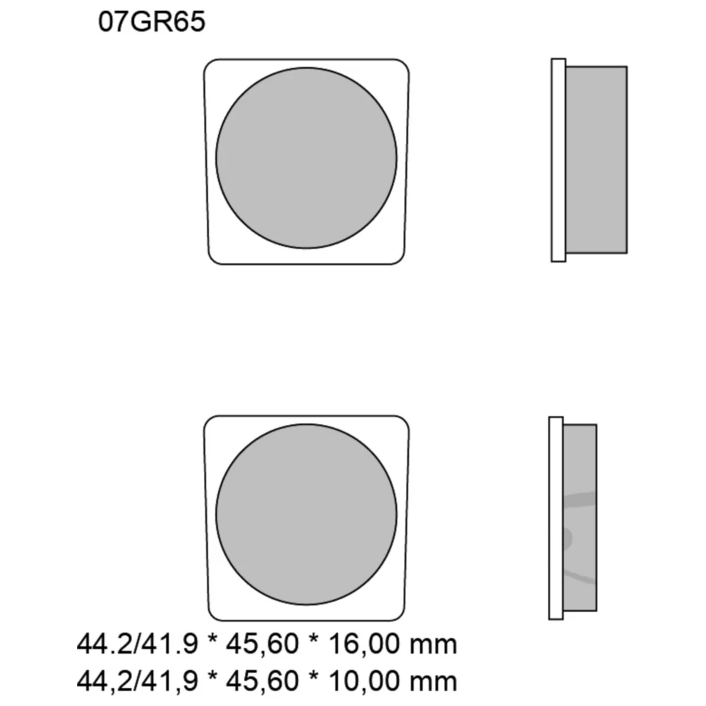 Bremsklotz Carbon Keramik Brembo Alternative: 7326465 passend f