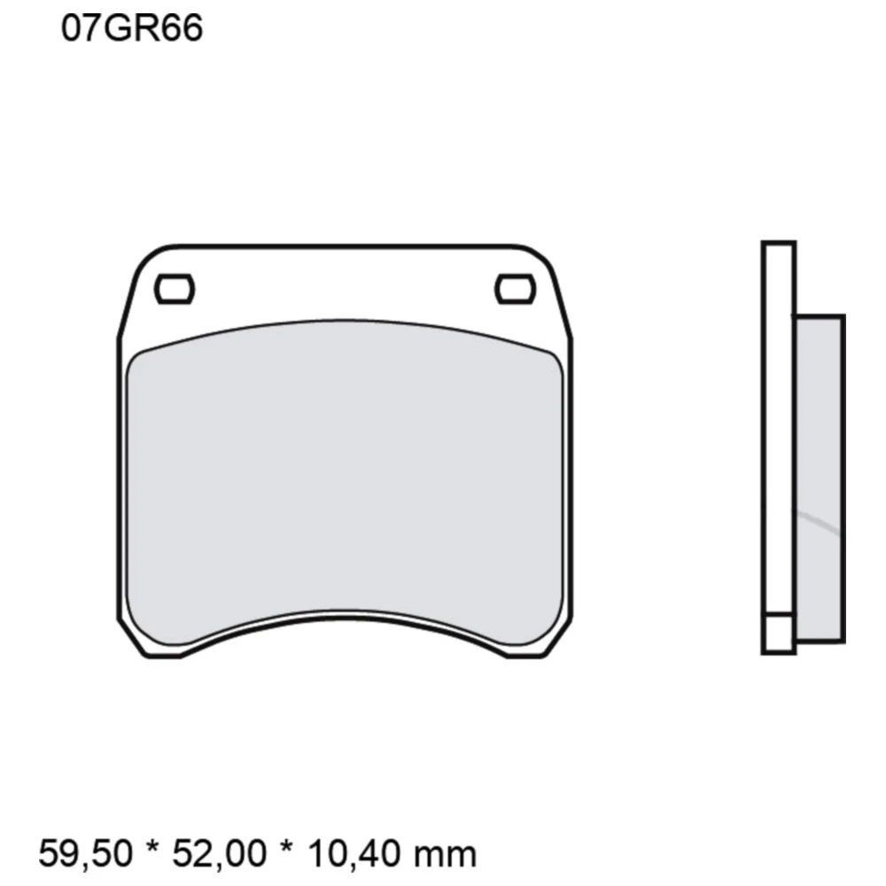 Bremsklotz Carbon Keramik Brembo Alternative: 7328388 passend f