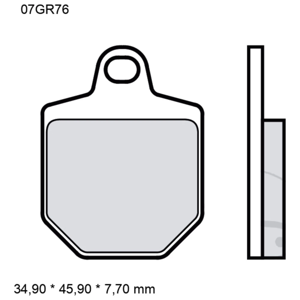 Bremsklotz Carbon Keramik RC Brembo Alternative: 7320724 passen