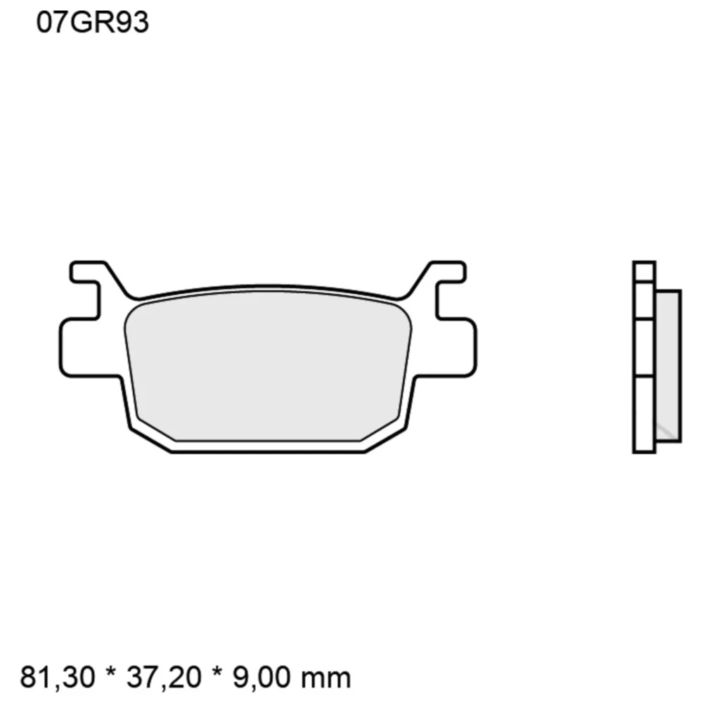 Bremsklotz Carbon Keramik CC Brembo Alternative: 7370233 passen