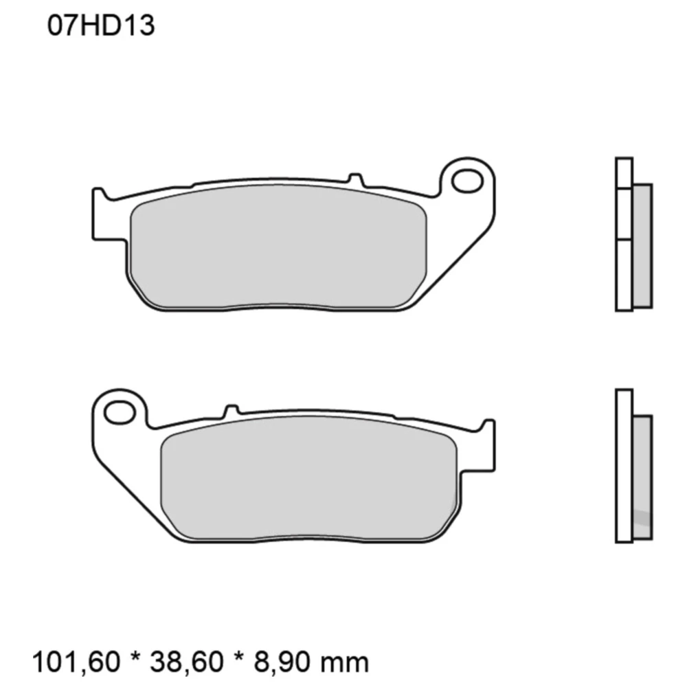 Brembo Sinterbremsbeläge vorne für optimale Straßenleistung_0