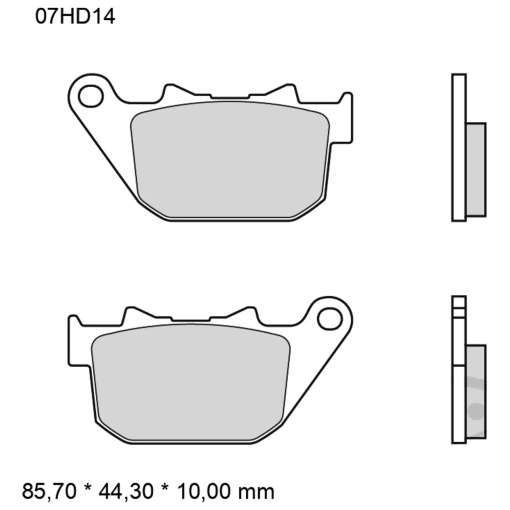 Bremsbeläge Sinter für SP Modelle_0