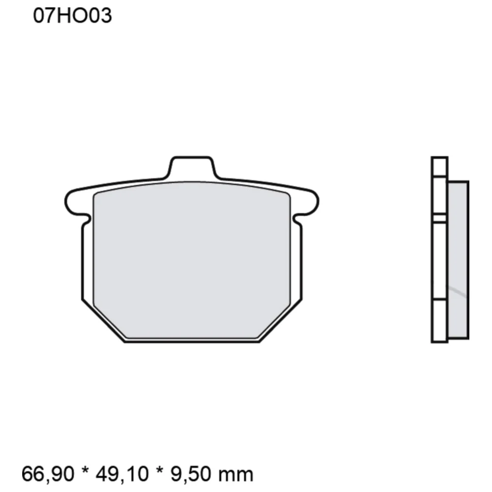 Bremsklotz Carbon Keramik Brembo Alternative: 7326630 passend f
