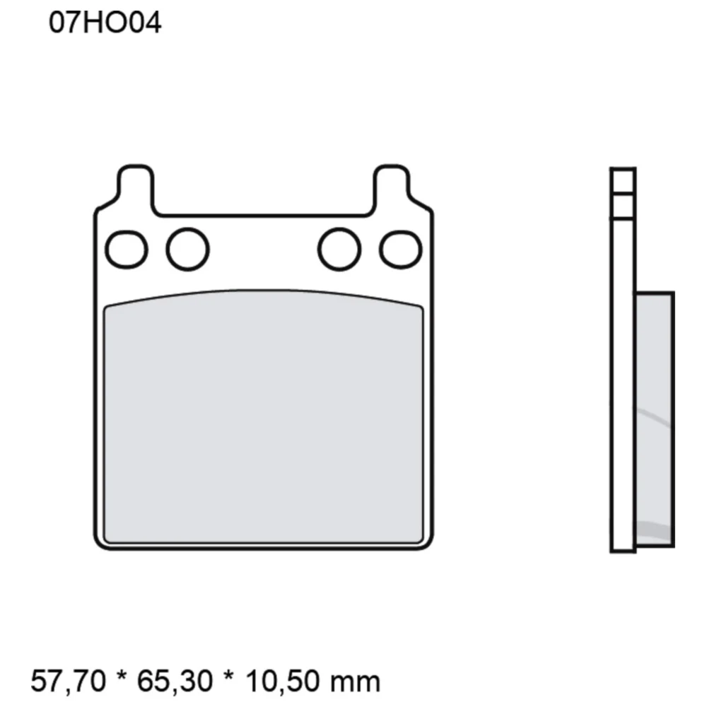 Bremsklotz Carbon Keramik Brembo Alternative: 7326143 passend f