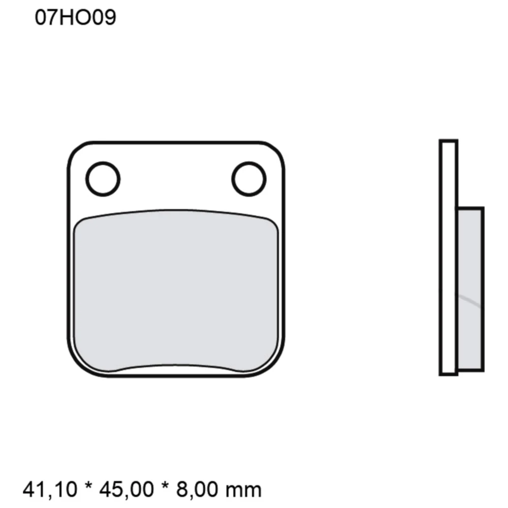 Bremsklotz Sinter SD Brembo Alternative: 7322738 passend für: D
