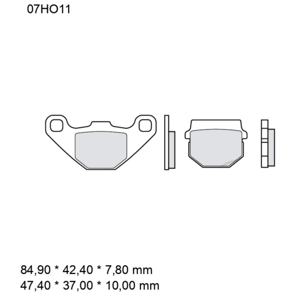 Bremsklotz Carbon Keramik Brembo Alternative: 7326853 passend f