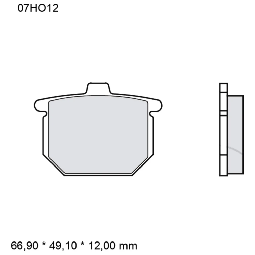 Bremsklotz Carbon Keramik Brembo Alternative: 7326135 passend f