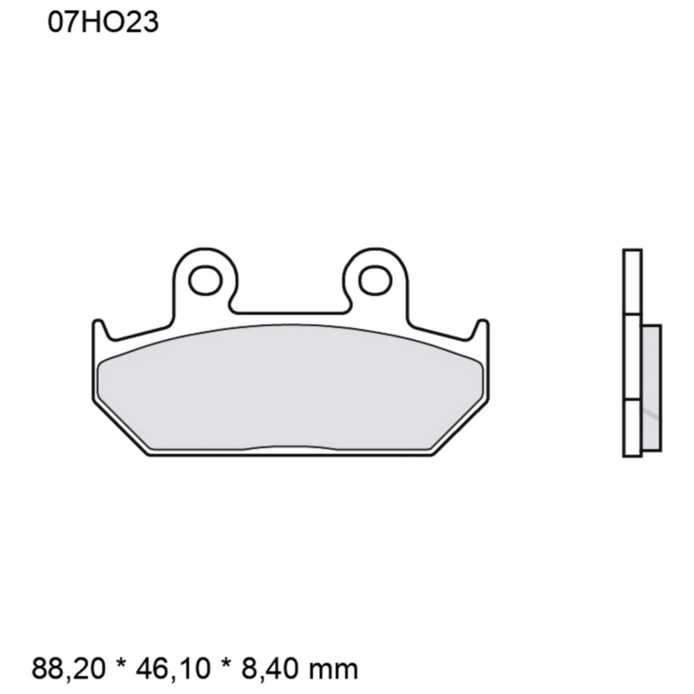 Bremsklotz Sinter vorne SA Brembo Alternative: 7328610 passend