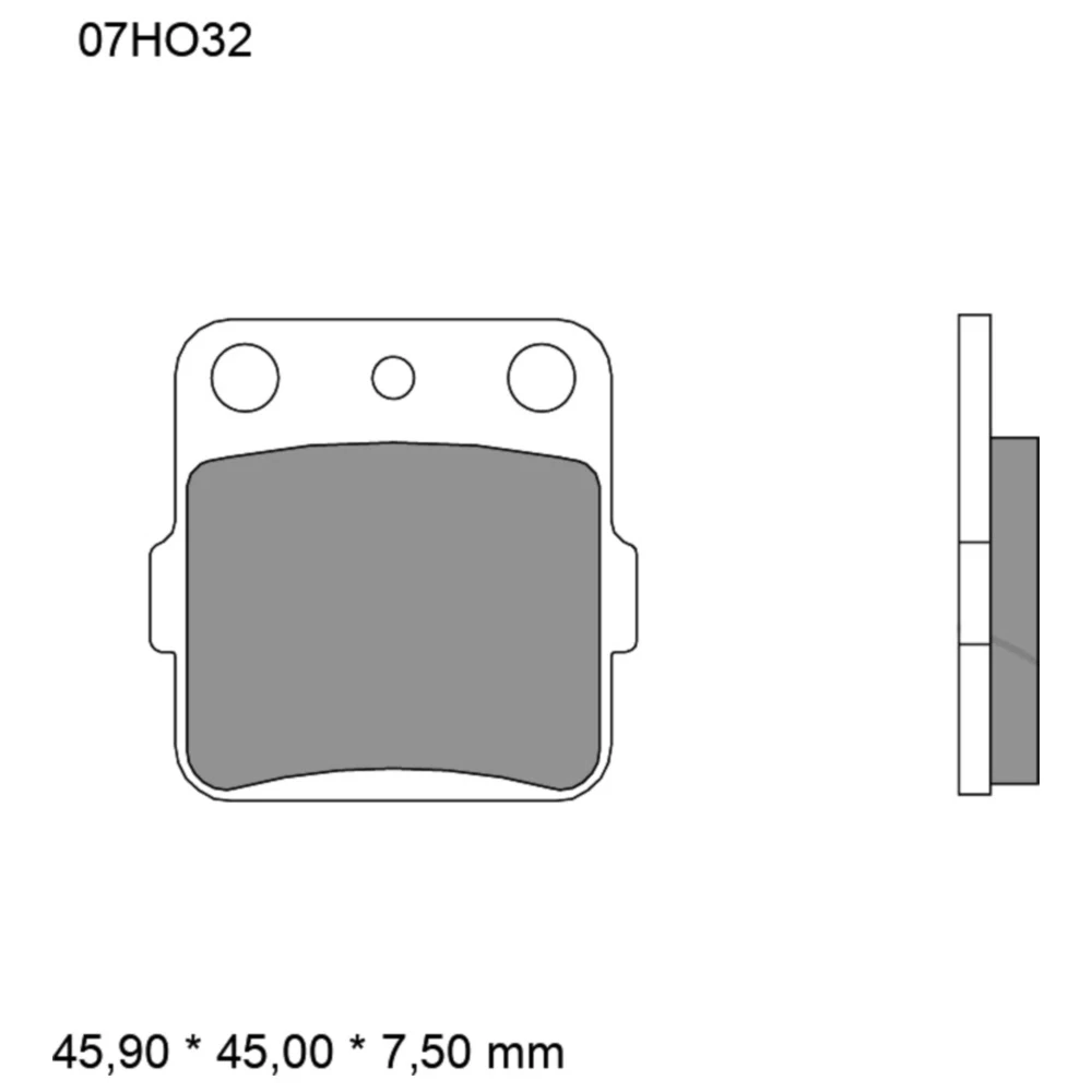 Bremsklotz Sinter SD Brembo Alternative: 7376999 passend für: H