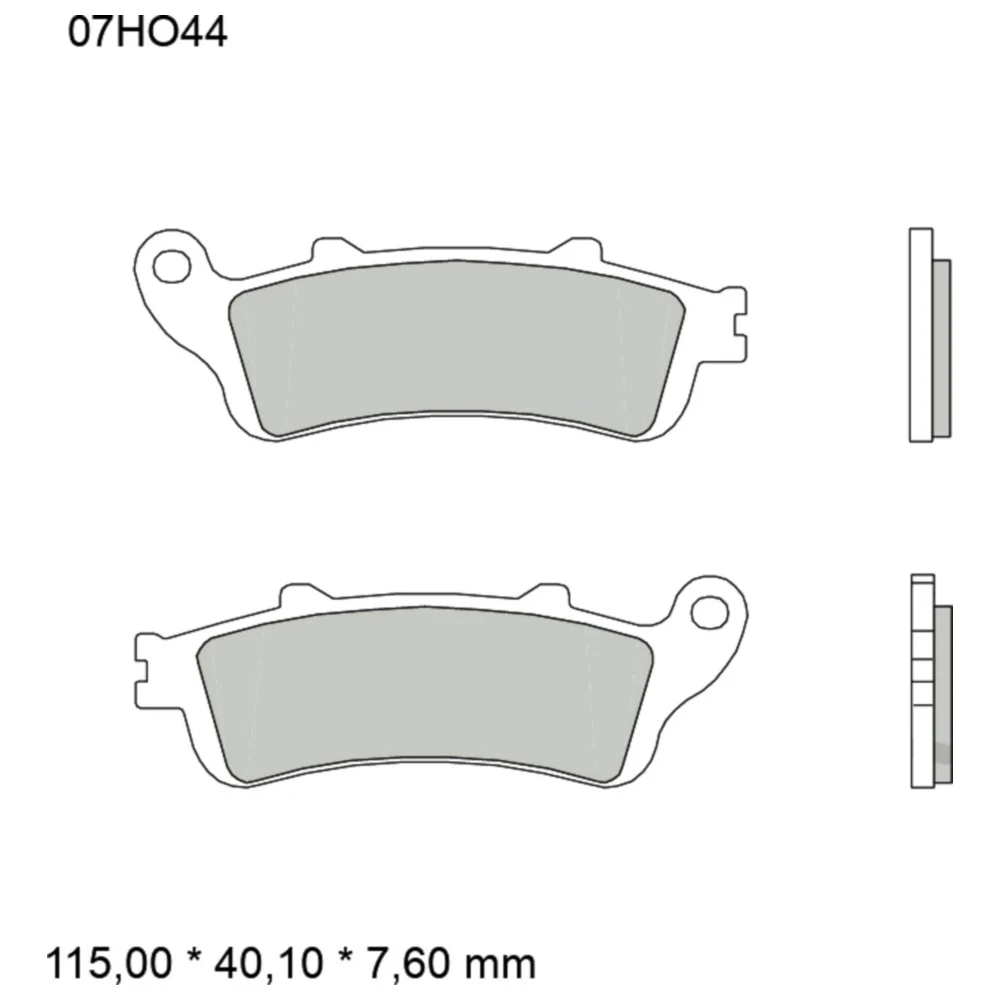 Bremsklotz Carbon Keramik CC Brembo passend für: Honda ST_0