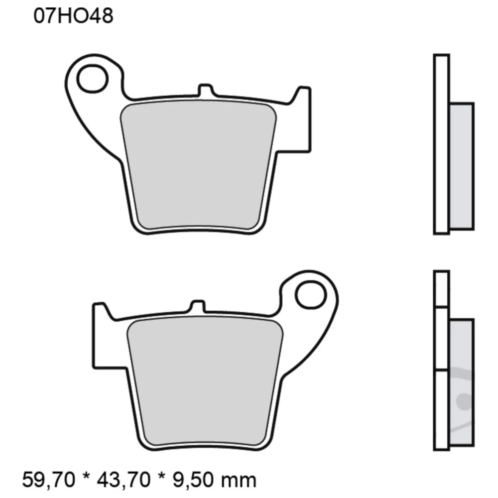 Bremsklotz Sinter SD Brembo Alternative: 7323926 passend für: H