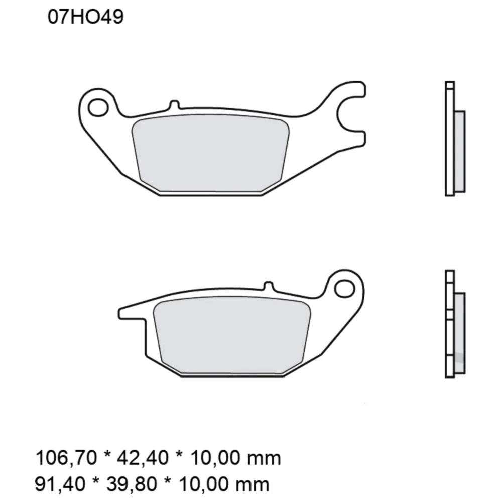 Bremsklotz Carbon Keramik Brembo Alternative: 7324288 passend f