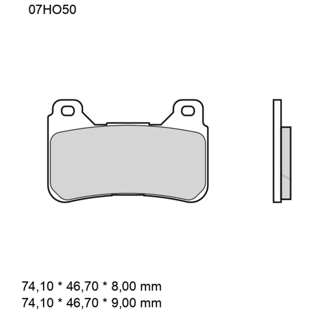 Bremsklotz Sinter LA Brembo Alternative: 7320385 passend für: H