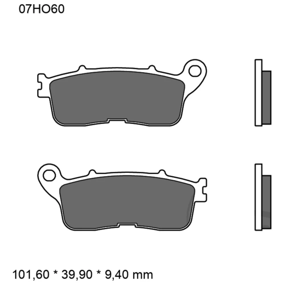 Bremsklotz Sinter hinten SP Brembo Alternative: 7320022 passend