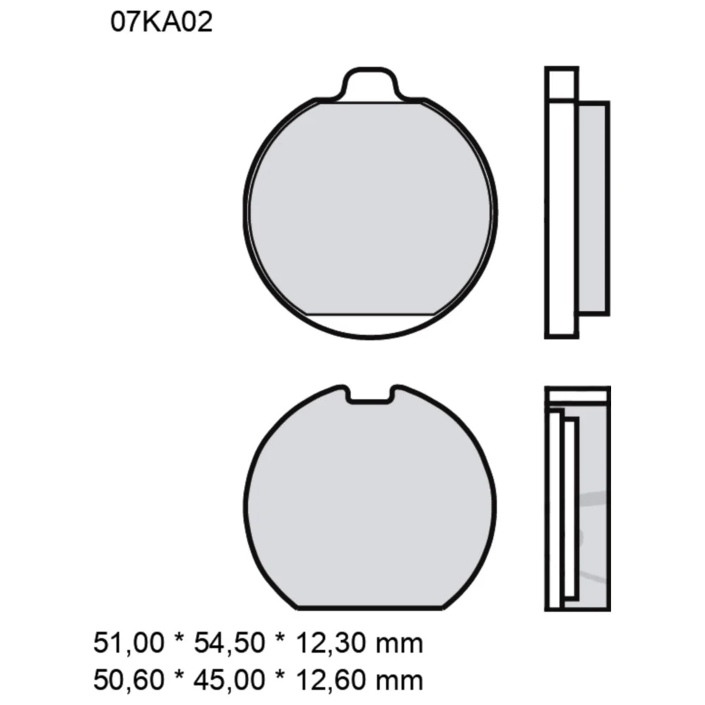 Bremsklotz Carbon Keramik Brembo Alternative: 7326473 passend f