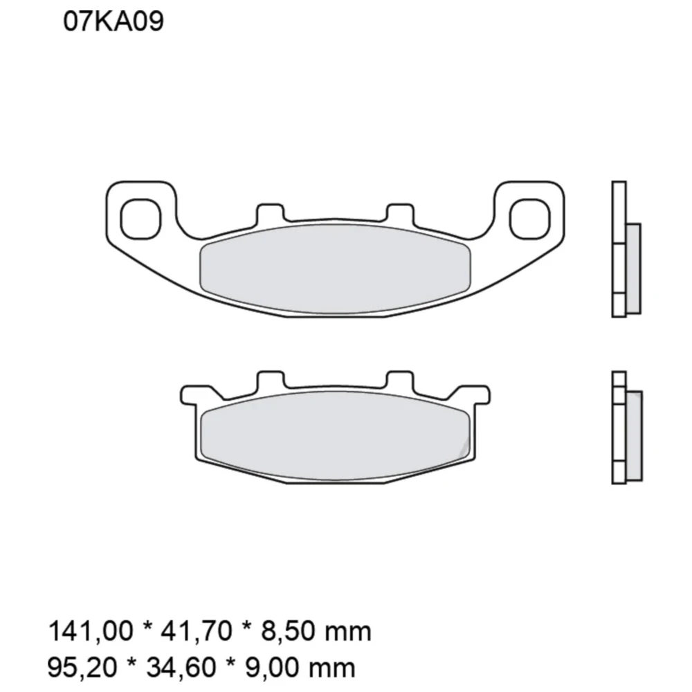 Bremsklotz Sinter vorne SA Brembo Alternative: 7328636 passend
