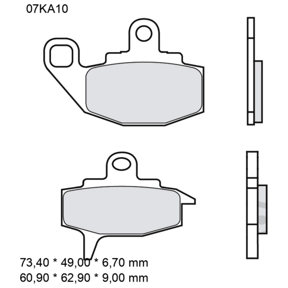 Bremsklotz Carbon - Keramik TT Brembo Alternative: 7377054 pass