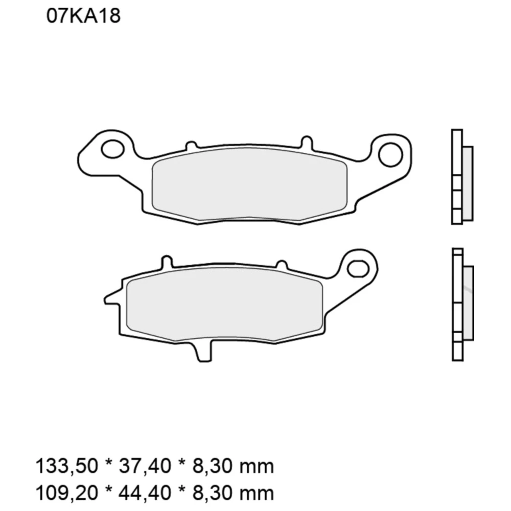 Bremsklotz Sinter LA Brembo Alternative: 7328867 passend für: K
