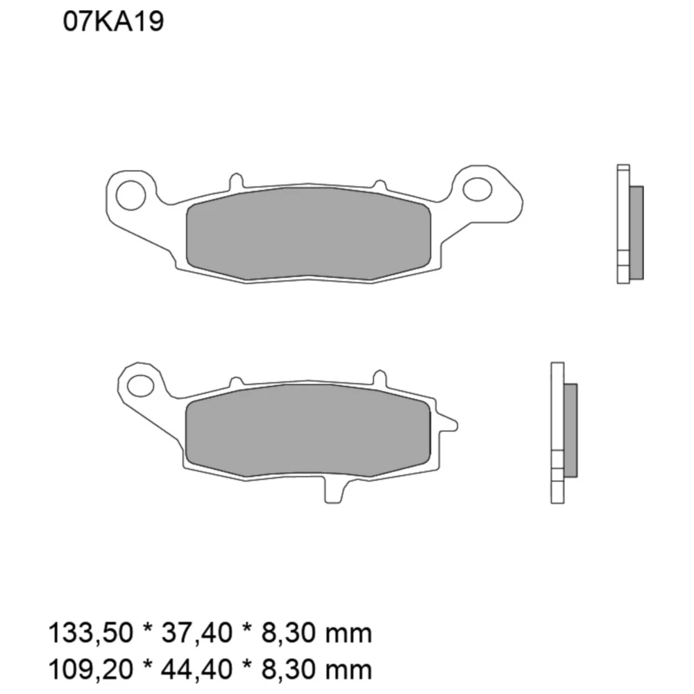 Bremsklotz Sinter LA Brembo Alternative: 7328859 passend für: K