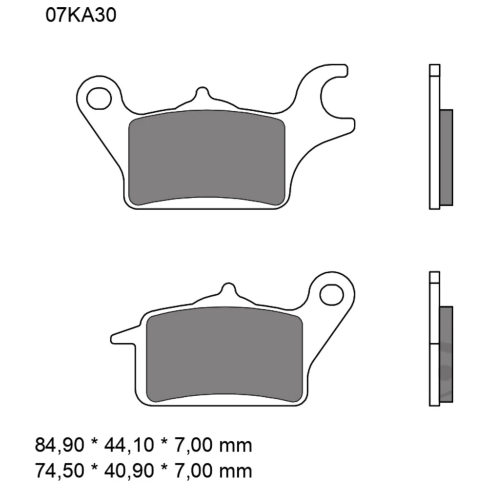 Bremsklotz Carbon Keramik CC Brembo Alternative: 7370224 passen