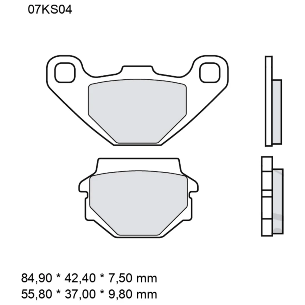 Bremsklotz Sinter SD Brembo Alternative: 7376973 passend für: K