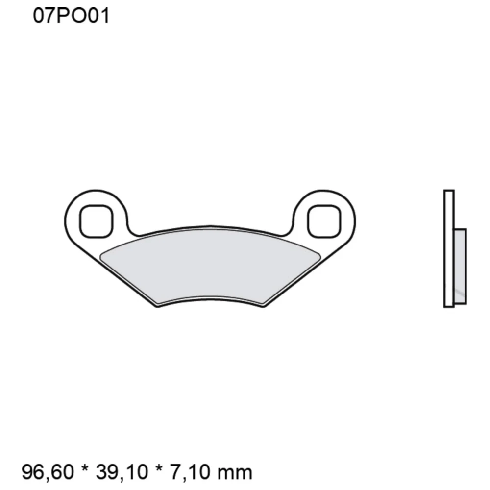 Bremsklotz Sinter SD Brembo Alternative: 7325426 passend für: P
