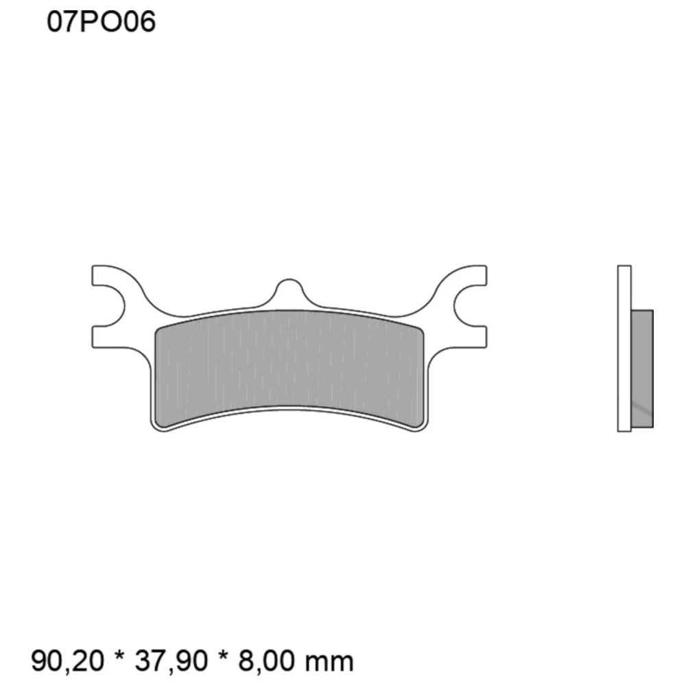 Bremsklotz Sinter SD Brembo Alternative: 7325657 passend für: P