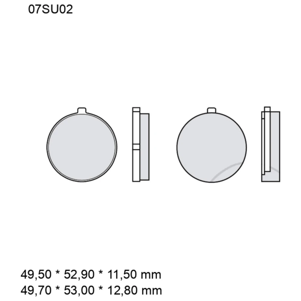 Bremsklotz Carbon Keramik Brembo Alternative: 7326283 passend f