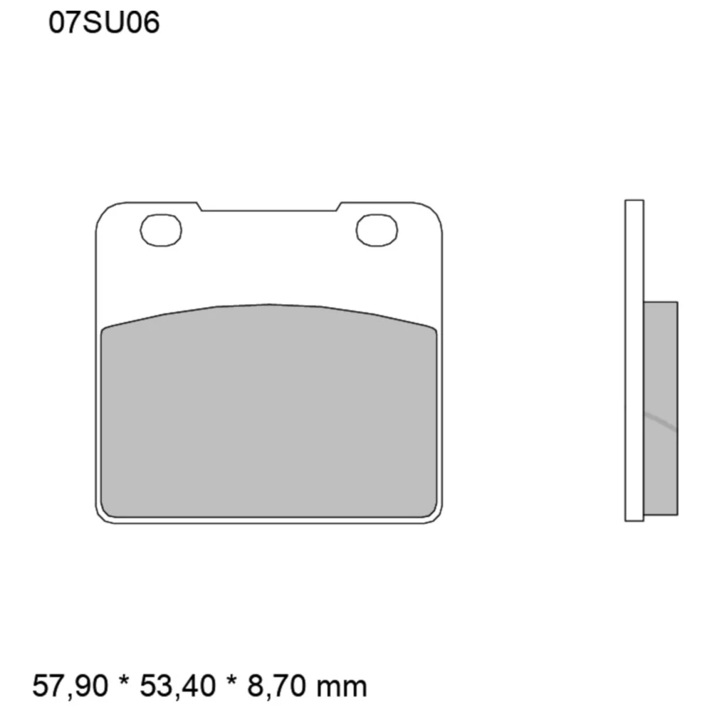 Bremsklötze Sinter für vorne SA Brembo Alternative: 7328925_0