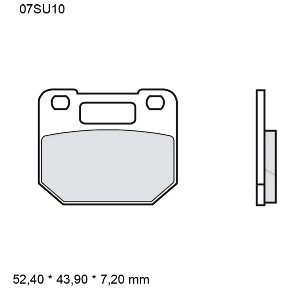 Bremsklotz Carbon Keramik Brembo Alternative: 7325400 passend f