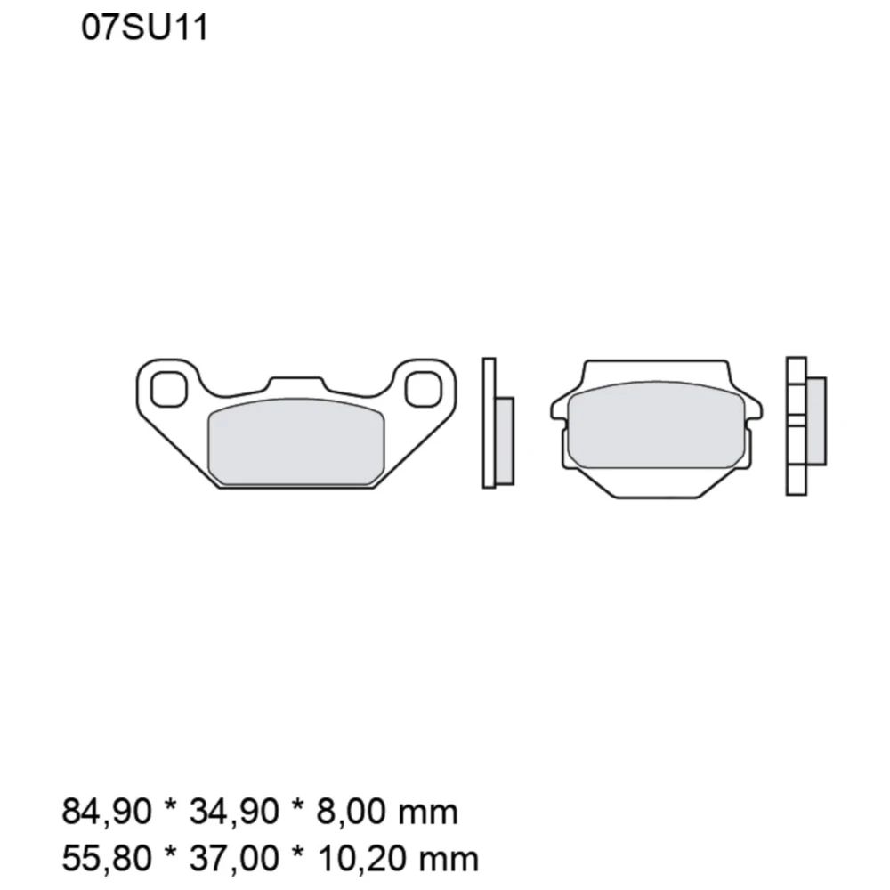 Bremsklotz Sinter SD Brembo Alternative: 7376601 passend für: K
