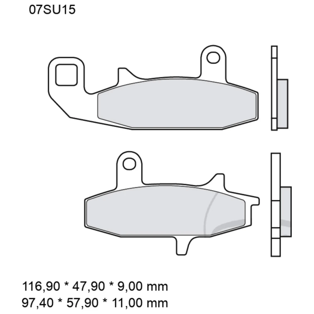 Bremsklotz Sinter für Rennsport-Fahrzeuge_0