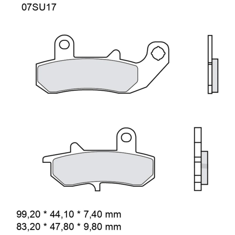 Bremsklotz Sinter hinten SP Brembo Alternative: 7376900 passend