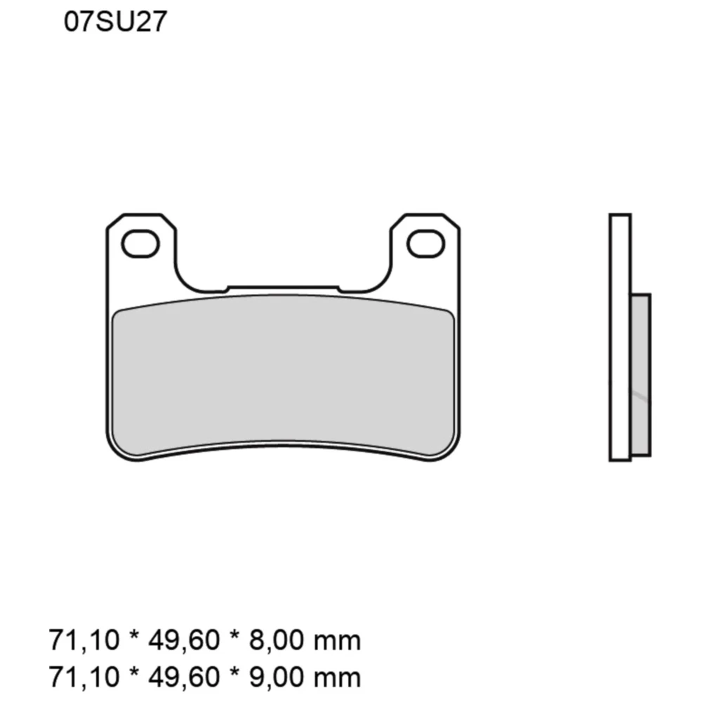 Bremsklotz Sinter LA Brembo Alternative: 7320476 passend für: K
