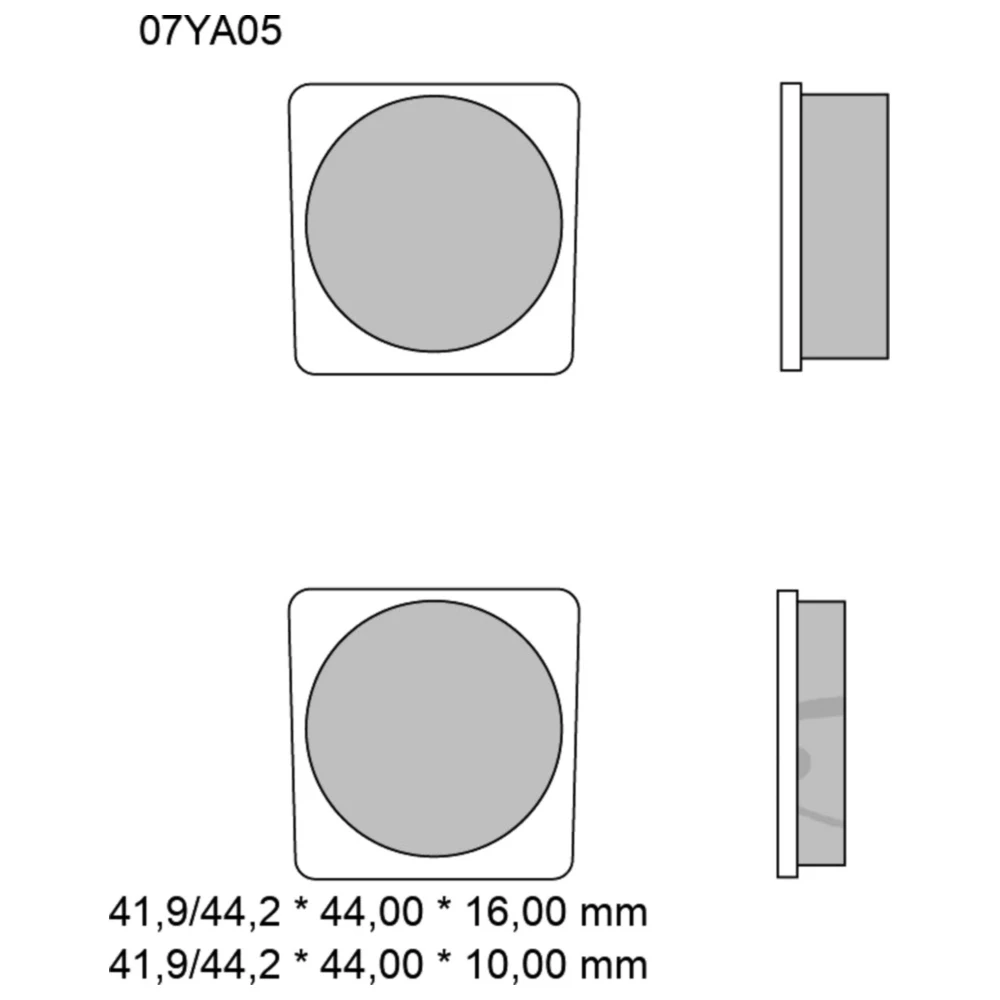 Bremsklotz Carbon Keramik Brembo Alternative: 7326648 passend f