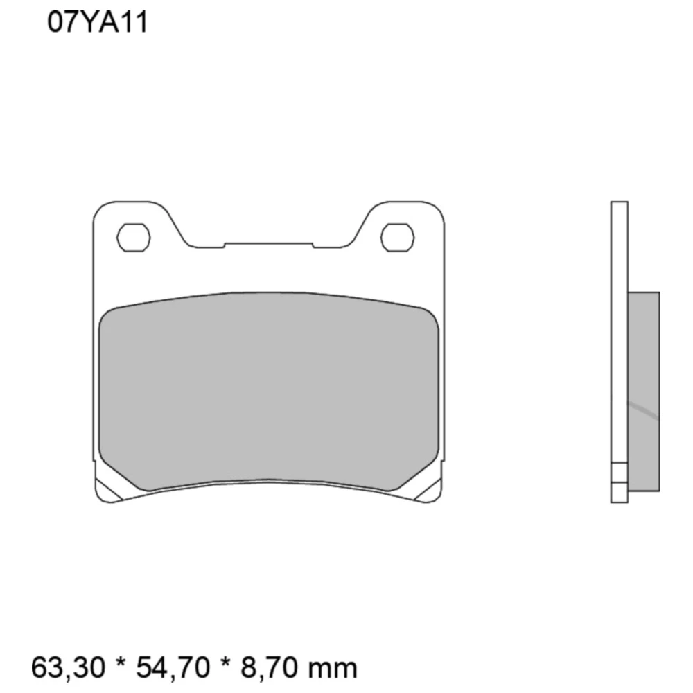 Bremsbeläge Sintermetall vorne SA für Brembo_0